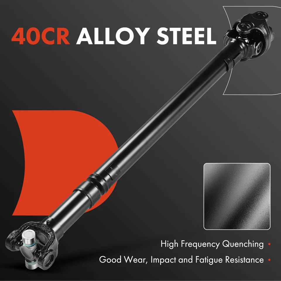 New Front Driveshaft Prop Shaft Assembly for Jeep TJ Wrangler 2003-2006 4.0L 4WD - Image 2 of 4