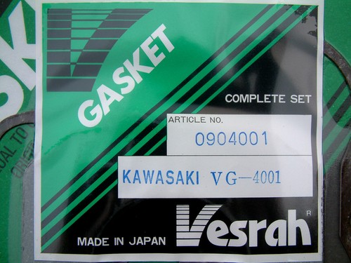 VESRAH KOMPLETT Dichtung Satz Kit Kawasaki KX125 C1 1984 Motocross VG-4001 - Bild 2 von 6