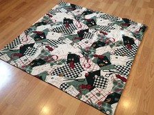 Handmade Quilt Table Runner Wall ART Decor Sewer's Design Dual Sides Quilt 39x38