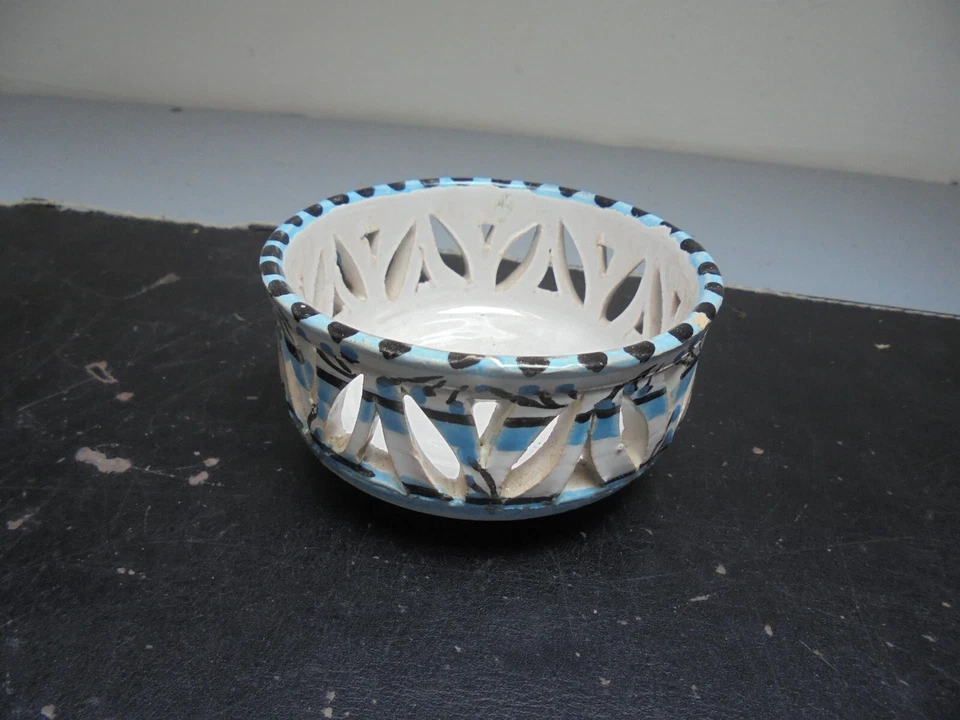 Photophore Céramique Bleu - Photo 1/1