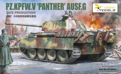 Vespid 1/72 PzKpfw.V Panther Ausf.G Late Production