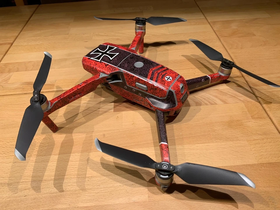 DJI Drohnen Aufkleber Skin Mavic Pro Air Spark Zoom Air 2 Air 2S Roter Baron - Bild 3 von 4