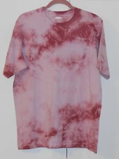 VINTAGE GENDER NEUTRAL OLD NAVY PINK TIE DYE SOFT WASHED S/S POCKET TEE/MEDIUM 