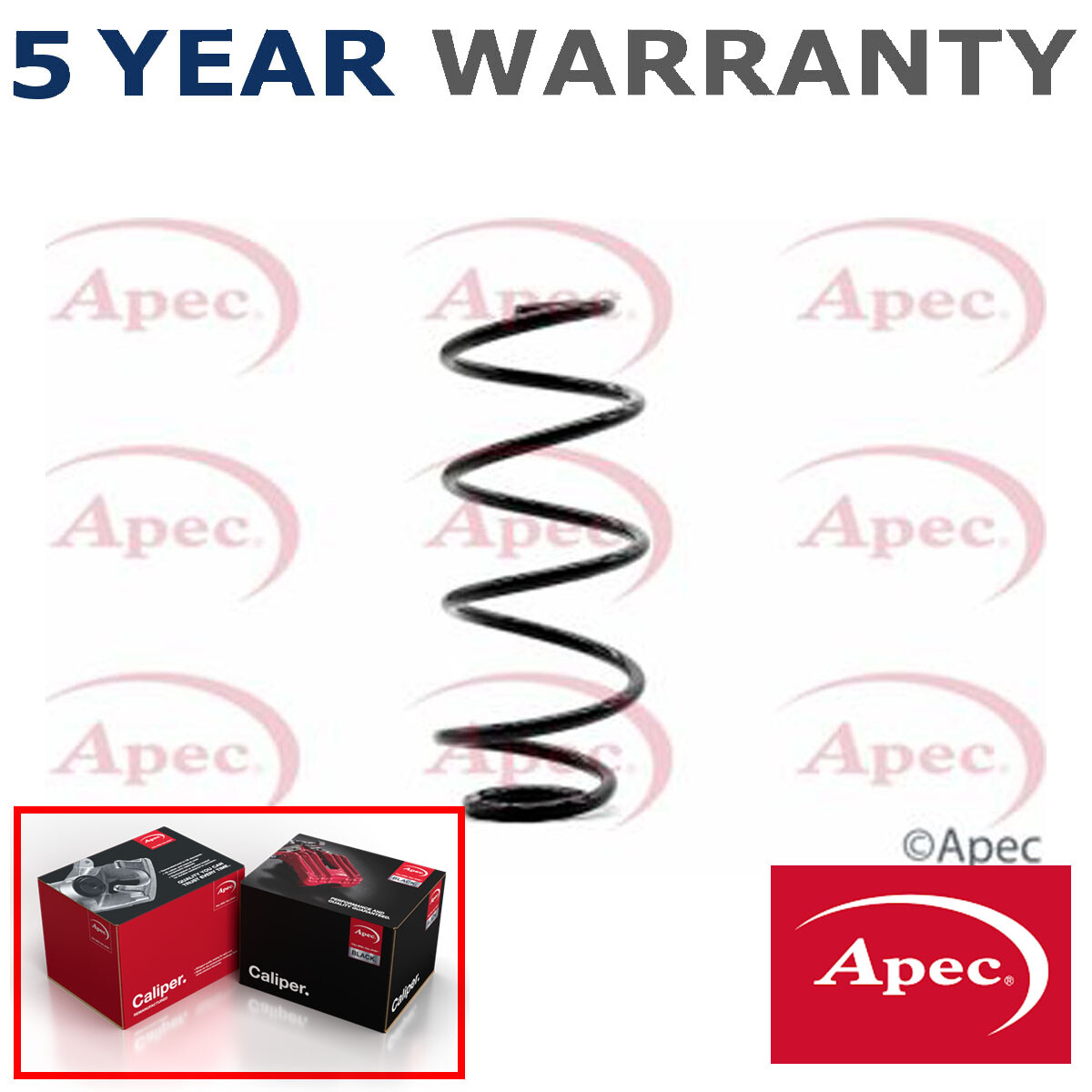 Apec Front Suspension Coil Spring Fits VW Polo 2009 1.2 TDi 6R0411105C