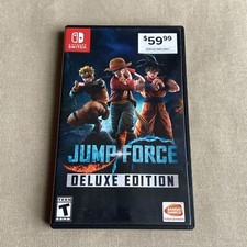 CASE ONLY Jump Force Deluxe Edition Nintendo Switch 2020 GameStop Display Box