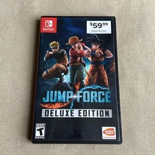 CASE ONLY Jump Force Deluxe Edition (Nintendo Switch 2020) GameStop Display Box
