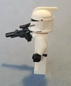 Lego Star Wars Clone Wars Phase 1 Clone Trooper Minifigure With Blaster, 7676