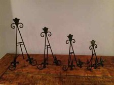 IRON EASEL DISPLAY CANVAS PICTURE ARTWORK MENU BOOK PLATE STAND WEDDING PLATE