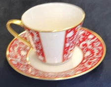 Lenox Firesong Footed Cup and Saucer(s) Excellent Condition Multiples Available