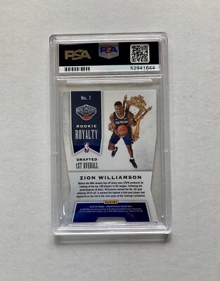 2019-20 Panini Crown Royale - Rookie Royalty Zion Williamson #7