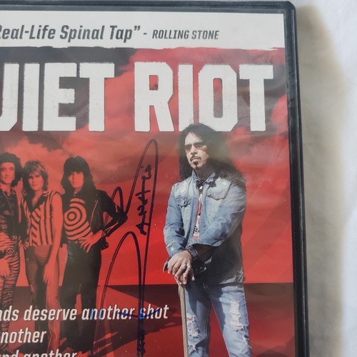 QUITE RIOT DOCUMENTARY DVD 2 SIGNATURES - Picture 3 of 6