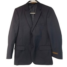 Alberto Danelli Boys Youth Navy Blazer Polyester Size 12 Lined NWT 7245