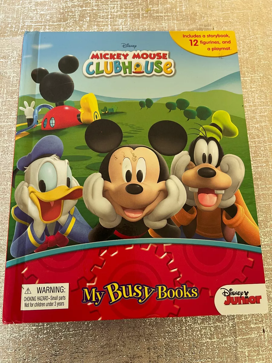 Disney Mickey Mouse Clubhouse My Busy Books w/10 Figures