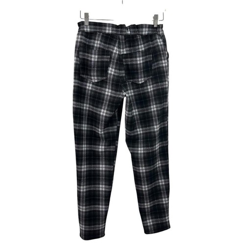 NWT Abercrombie Kids Plaid Paperbag Waist Pants Size 15/16 - Picture 2 of 6