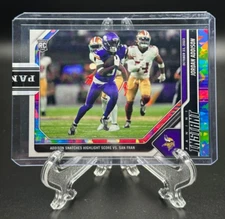 2023 Panini Instant #23 VIKINGS Jordan Addison Versicolor Rookie SSP #5/5