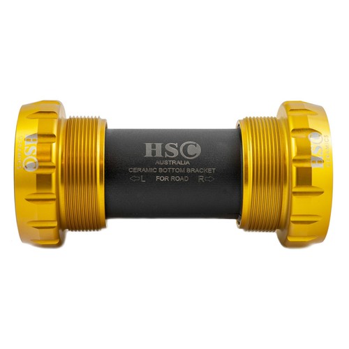 FSA MegaExo BSA English Thread Bottom Bracket Ceramic Bearing- Gold-HSC Ceramics - Picture 2 of 12