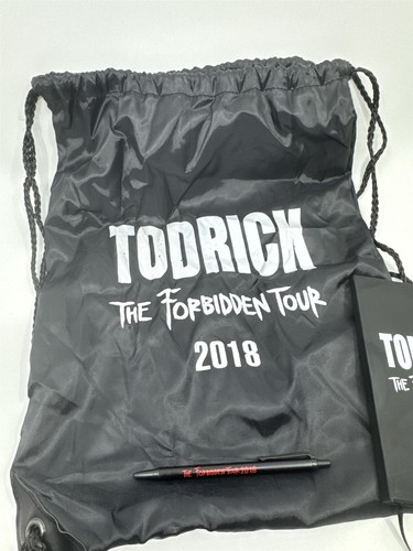 Todrick Hall The Forbidden Tour 2018 VIP Swag Bag /w Pen/Notebook/Patch - Picture 3 of 4