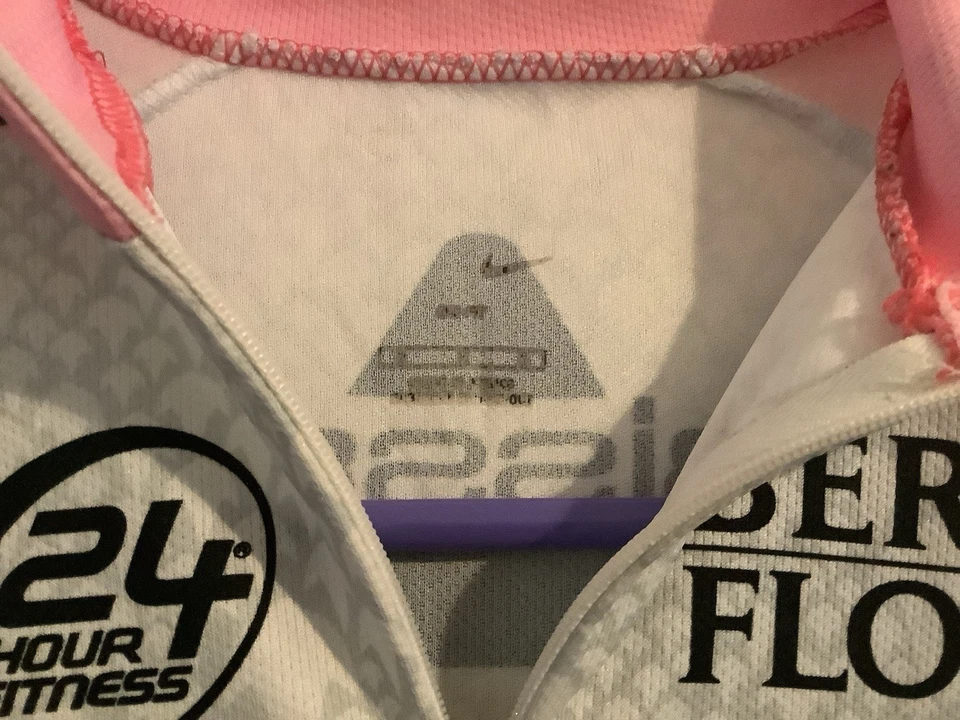 Camiseta de ciclismo Nike Discovery Channel 2005 rosa talla pequeña Foto 3 de 3