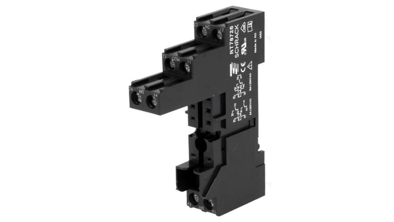 6-1415035-1 Socket PIN: 8 16A 250VAC H: 61mm W: 15.5mm for DIN rail /T2UK