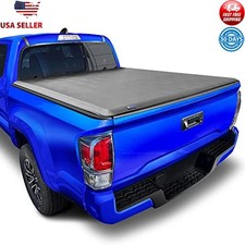 Soft Roll Up Tonneau Cover 2005-2015 Tacoma 6ft Bed Easy Install Durable Vinyl