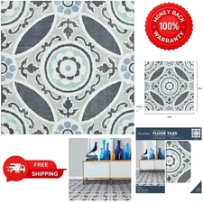 Easy Install Sienna Peel & Stick Floor Tiles - Water Resistant & Chic Design