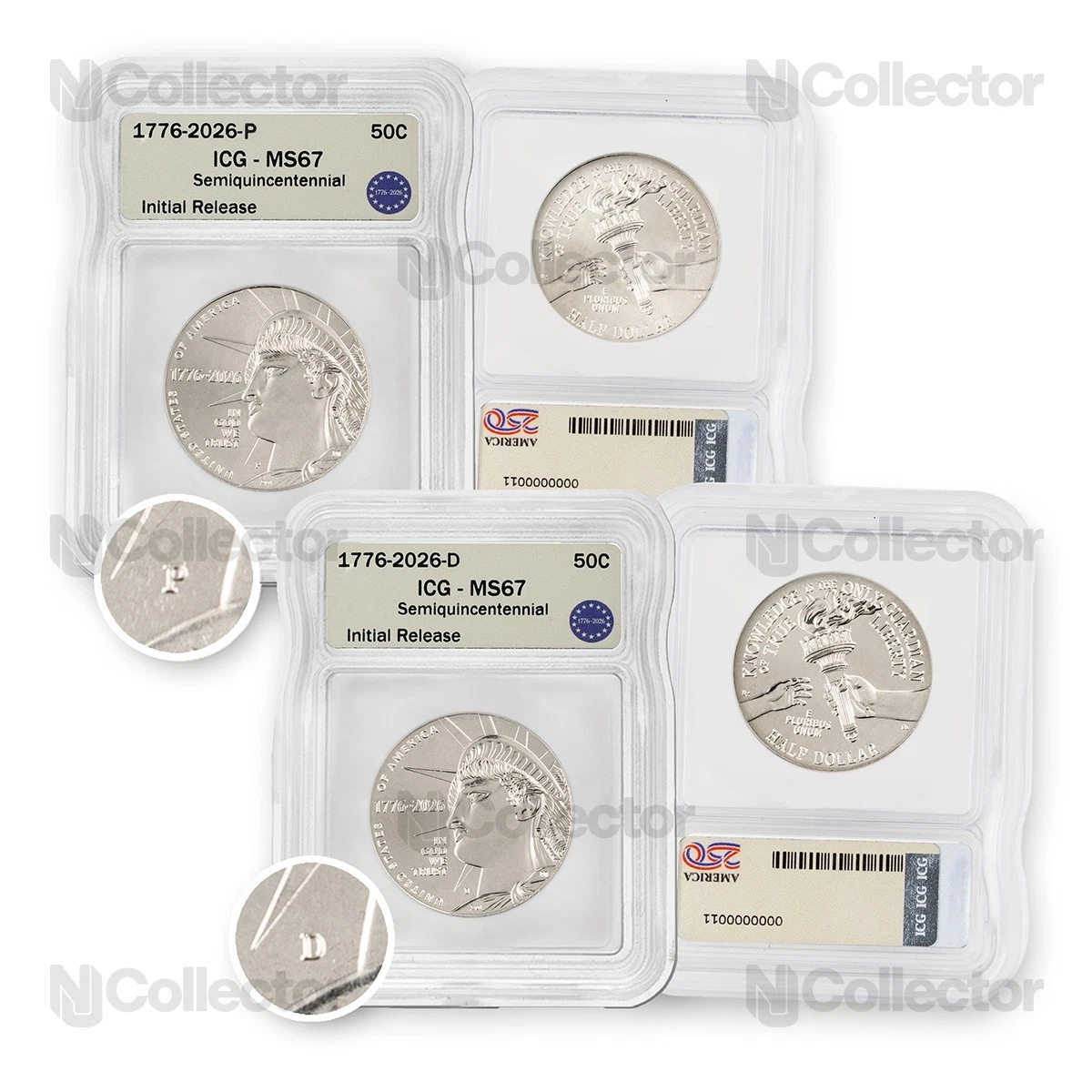 ICG Certified US Half Dollar Coins for sale | eBay