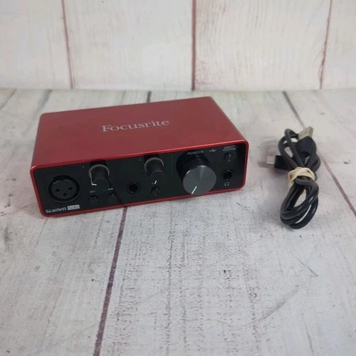 Focusrite Scarlett Solo USBC Audio Interface 4. Gen USB XLR - GEBRAUCHT getestet funktioniert