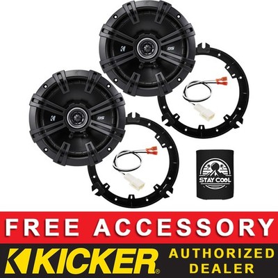 KICKER DSC6504 6.5'' OEM SPEAKER REPLACEMENT FULL KIT FOR SUBARU WRX/STI 2016-21