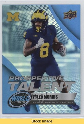 2025 Upper Deck World of Sports Prospective Talent Blue Tyler Morris READ 0tj