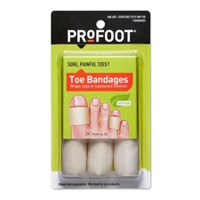 Profoot Toe Bandages 3 Count (Pack of 2)