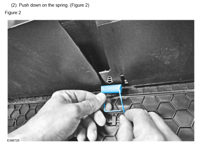 OEM NEW 18-21 Ford Expedition 3rd Row Cargo Area Gap Hider Panel