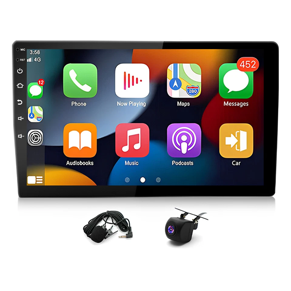 Radio estéreo para automóvil 10"" para GMC Acadia 2007-2012 Android 13 CarPlay GPS BT 4+64 GB Foto 3 de 4