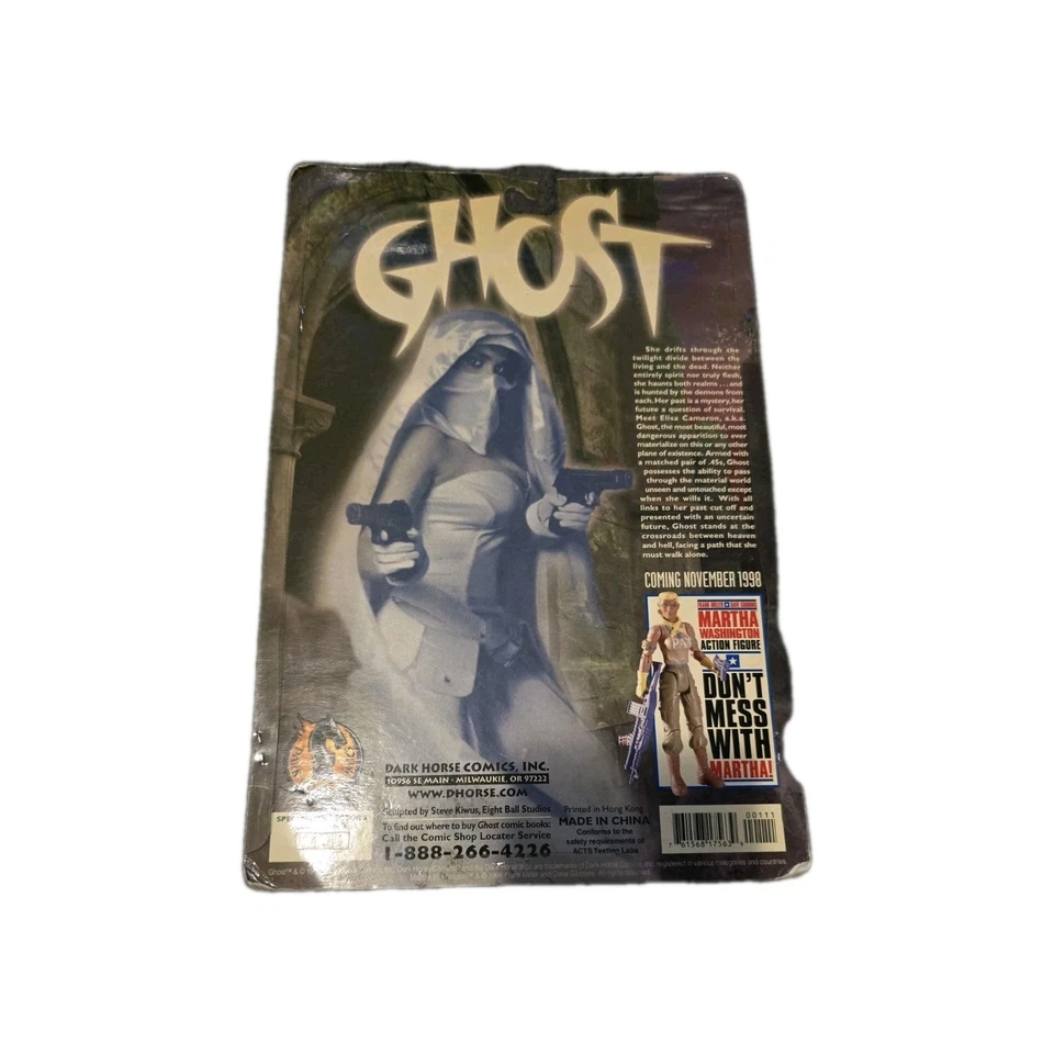Figura de acción fantasma Dark Horse Comics 1998 de colección con cómic Foto 2 de 2
