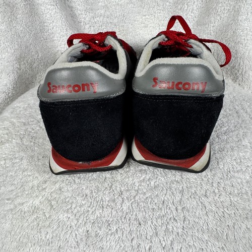 Saucony Mens Jazz Original Black Red Sneakers Size 10 - Picture 6 of 10
