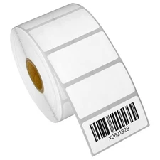 2" x 1" Direct Thermal Label - Compatible with Rollo Label Printer & Zebra De...