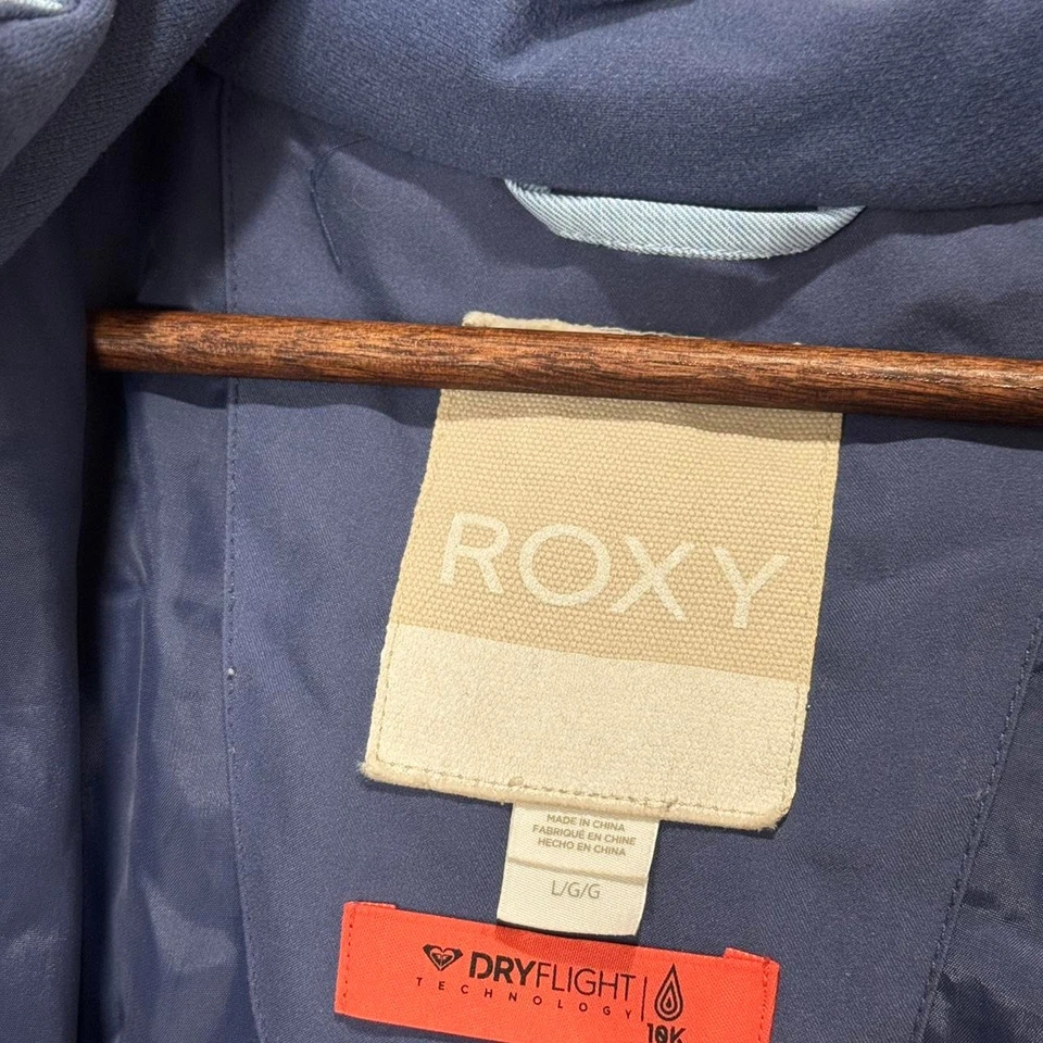 Jaqueta casaco de snowboard feminina azul ROXY inverno -Tamanho G - Imagem 4 de 4