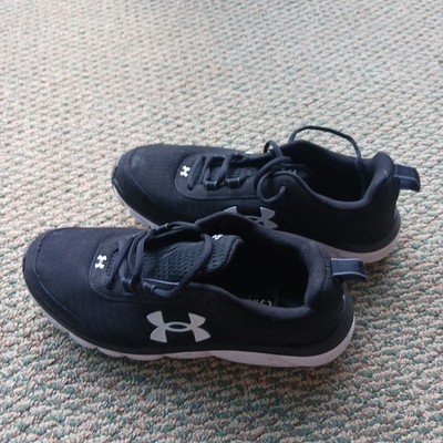  Under Armour Charged Assert Shoes  Womens Size 9.5 Black and White