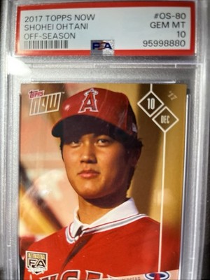 PSA 10 SHOHEI OTANI OHTANI 2017 TOPPS NOW Free Agent Signing
