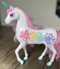 Mattel Barbie GFH60 Dreamtopia Brush 'N Sparkle Unicorn Toy Light Up And Sounds