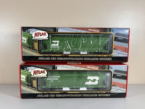 HO Atlas Burlington Northern 4640 3 Bay Centerflow überdachte Trichter brandneu | Zustand: New