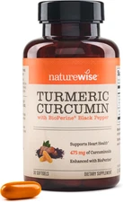Turmeric Curcumin 500Mg with Black Pepper Softgels - Extra Strength, Enhanced Ab
