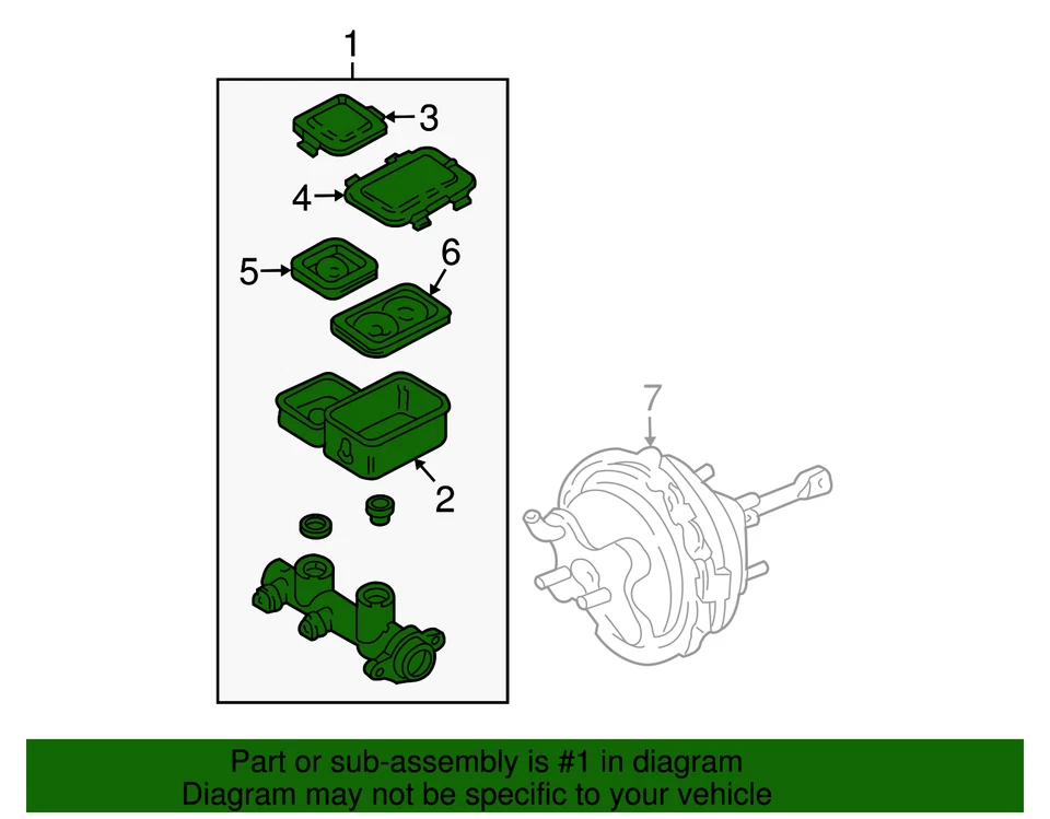 Подлинный главный цилиндр GM 18029963 кол-во 1 шт. - Изображение 2 из 2