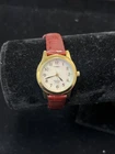 Vintage Timex Indiglo Gold Tone Womens Quartz Watch Mother of Pearl Dial T21693