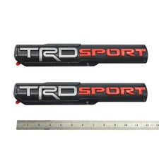 2pcs 3d Raised Trd Sport Style Emblem Fit For Tacoma Tundra 4runner Fender 2pcs 3d Raised Trd Sport Style Emblem Fit For Tacoma Tundra 4runner Fender