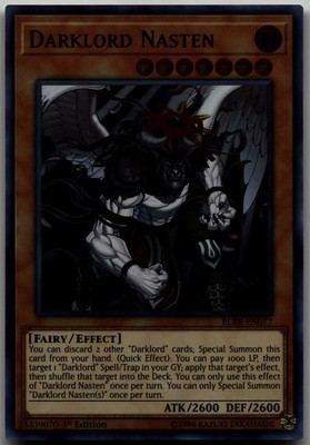 Darklord Nasten Ultra Rare Battles of Legend: Relentless Revenge BLRR-EN077 LP
