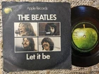 THE BEATLES – Let It Be 7” 1970 Apple Records Picture Sleeve
