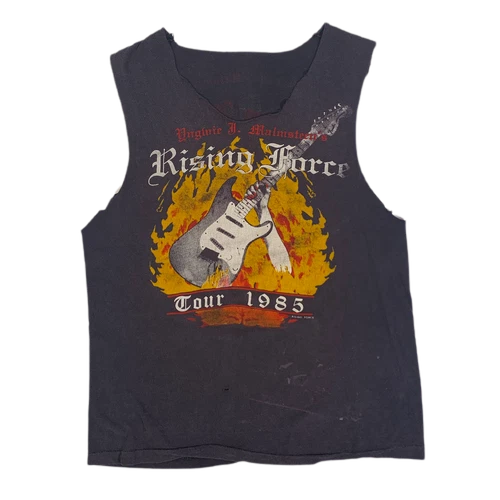 Vintage Yngwie J. Malmsteen's "Rising Force" Cut Shirt - Picture 1 of 2