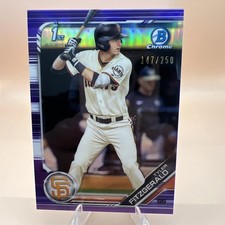 2019 Bowman Draft - Chrome Tyler Fitzgerald #BDC-152 Purple Refractor /250 (RC)