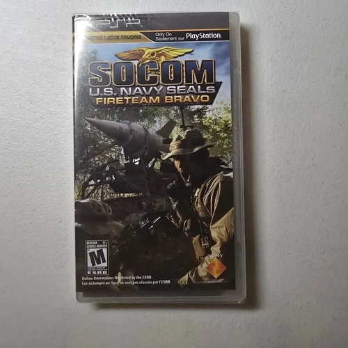 SOCOM U.S. Navy SEALs Fireteam Bravo PSP Video Game Multiplayer