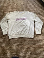ISABEL MARANT Flash Logo Print Pullover Sweater Mens Size XL